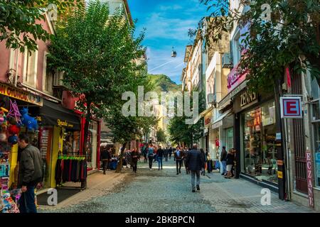 Ordu, Türkei - November 2019: Ordu ist sehr beliebt und schöne Stadt für Reisende in schwarzem Meer, Türkei. Stockfoto