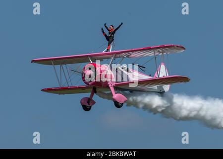 Flugtreffen der ferté alais in Frankreich Stockfoto