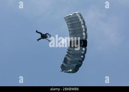 Flugtreffen der ferté alais in Frankreich Stockfoto