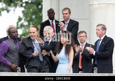 Der ehemalige US-Senator Bob Dole zu einem Memorial Day Zeremonie auf dem Arlington National Cemetery | Mai 28, 2018 Memorial Day 2018 Stockfoto