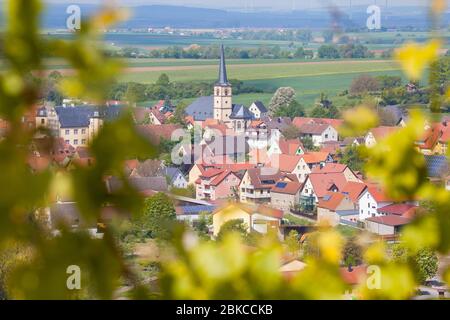 Oberschwarzach in unterfranken, Deutschland Stockfoto