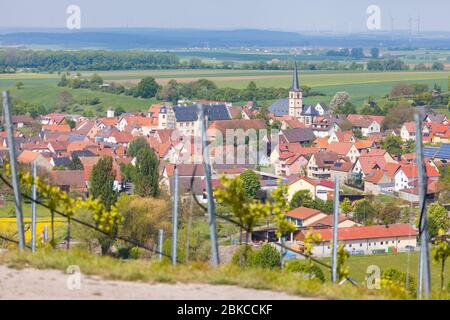 Oberschwarzach in unterfranken, Deutschland Stockfoto