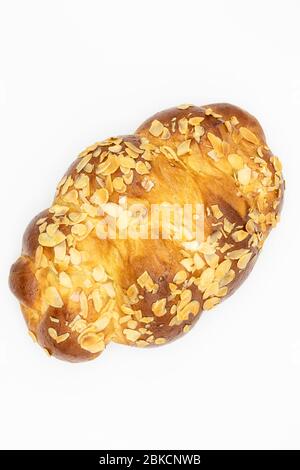 Brioche française, Viennoiserie. Kunstwerke von einem Konditormeister Stockfoto