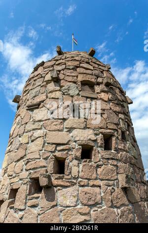 Millennium Aussichtsturm in Cserepfalu, Ungarn. Stockfoto