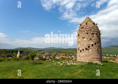 Millennium Aussichtsturm in Cserepfalu, Ungarn. Stockfoto