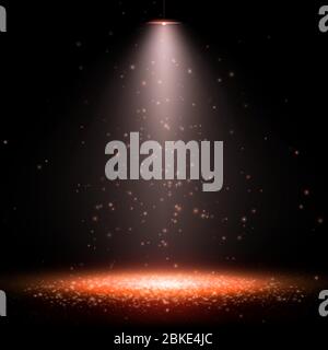 Hintergrund im Blickpunkt. Werbegestaltung Vorlage, Vektorgrafik Stock Vektor