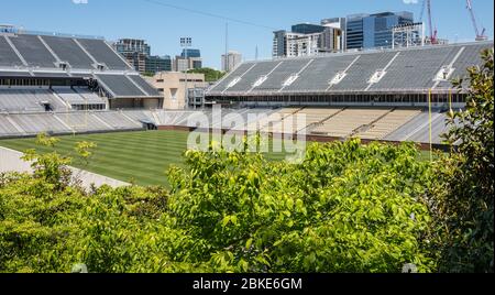 Bobby Dodd Stadium am historischen Grant Field auf dem Campus von Georgia Tech in Atlanta, Georgia. (USA) Stockfoto