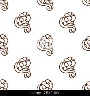Abstrakte nahtlose Muster Wellen. Vektor nahtlose schwarz-weiß geometrische Muster Stock Vektor
