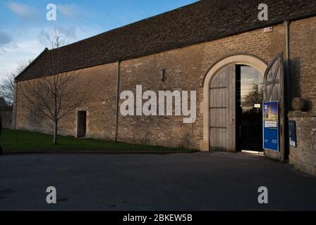 Erhaltung Kulturerbe Erhaltung Old English Village Cotswolds Cotswolds Steingebäude Architektur Lacock Museum Village hither Way, Lacock, SN15 Stockfoto