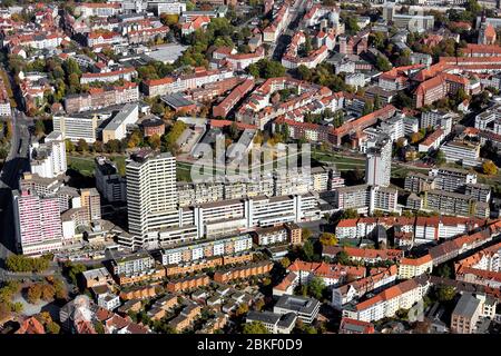 Ihme-Zentrum, Wohnungen und Büros und Einkaufszentrum, Linden, Hannover, Niedersachsen, Deutschland Stockfoto