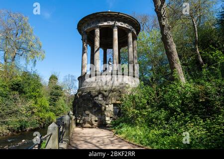 St. Bernard's Well auf dem Wasser von Leith im West End von Edinburgh, Schottland, Großbritannien Stockfoto
