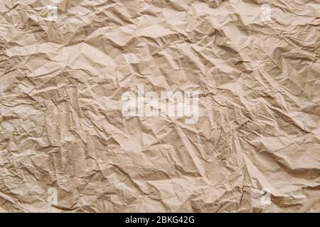 Textur aus recyceltem Papier. Kraft Natur farbigen Hintergrund Stockfoto