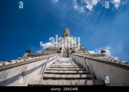 Wat Arun Ratchavaram (Der Tempel der Dämmerung), Bangkok, Thailand, Südostasien, Asien Stockfoto