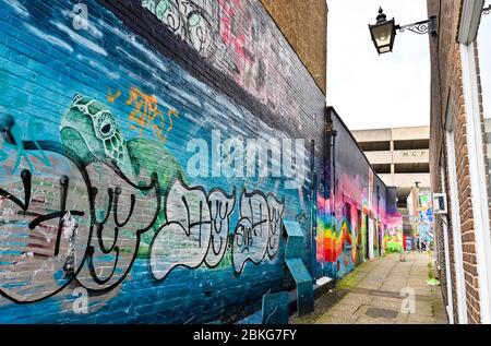 Brighton UK 4. Mai 2020 - ruhige Straßen in Brighton während der Blockierung der COVID-19 Pandemiekrise des Coronavirus . Quelle: Simon Dack / Alamy Live News Stockfoto