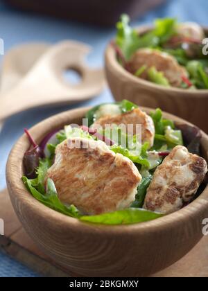 Hähnchen-Salat Stockfoto
