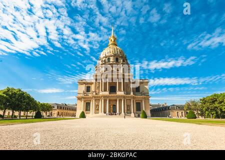 Nationale Residenz der Invalidendom in Paris, Frankreich Stockfoto