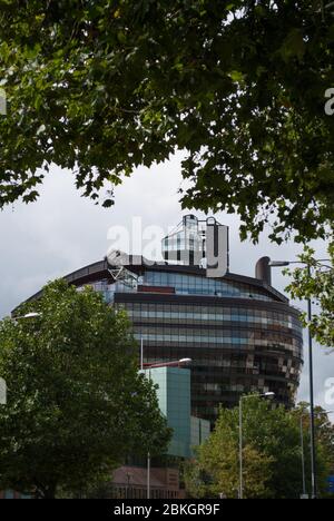 Postmoderne postmoderne Ikone Architektur Landmark Hammersmith Ark 201 Talgarth Road, Hammersmith, London, W6 von Ralph Erskine Vernon Gracie Stockfoto