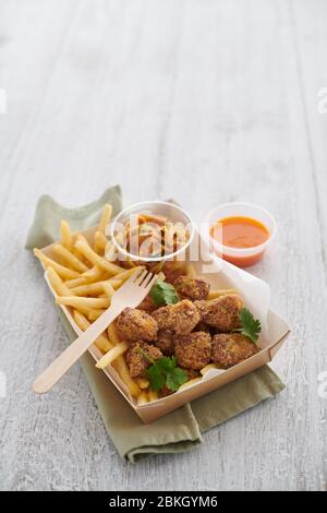 Jackfruit Fast Food Stockfoto