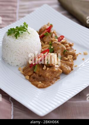 Satay Chicken Stockfoto