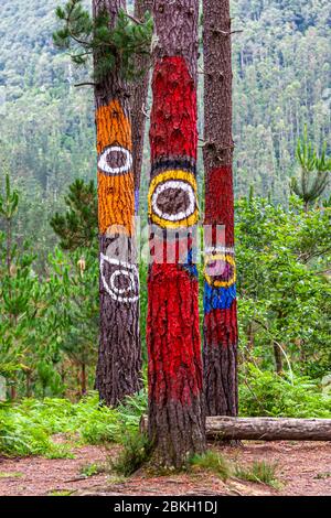 Bosque Pintado in Durangaldea, Spanien Stockfoto