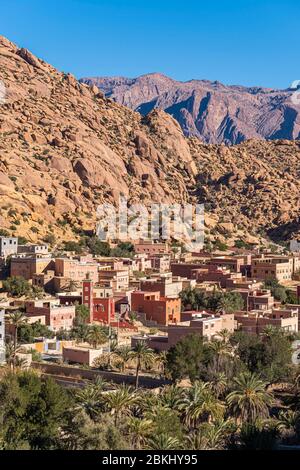 Marokko, Region Souss-Massa, Umgebung von Tafraoute Stockfoto