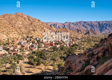 Marokko, Region Souss-Massa, Umgebung von Tafraoute Stockfoto