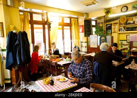 Frankreich, Paris, Bar Fleuri, das Zimmer Stockfoto