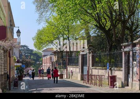 Frankreich, Hauts de seine, Sceaux, Rue Renaudin Stockfoto