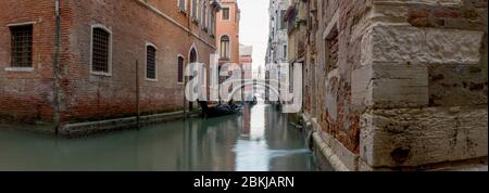 Italien, Venetien, Venedig, Liste als Weltkulturerbe der UNESCO, Cannaregio, Brücke über einen Kanal Stockfoto