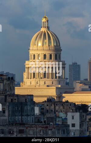 Kuba, Havanna, La Habana Vieja Bezirk UNESCO Weltkulturerbe Stockfoto