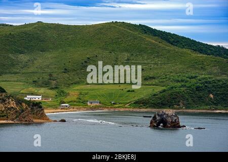 Nordkorea, Rason Sonderwirtschaftszone, die Küste Stockfoto