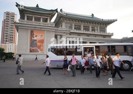 Nordkorea, Pjöngjang, Nationaltheater Stockfoto