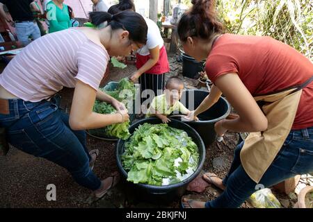 Frankreich, Guayana, Javouhey, Hmong Markt Stockfoto