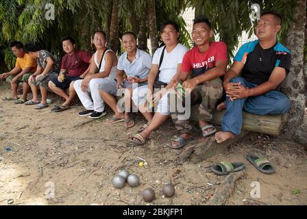 Frankreich, Guayana, Javouhey, Hmong Neujahr Stockfoto