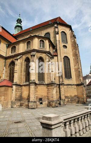 Kirche der Himmelfahrt der Jungfrau Maria in Klodzko. Polen Stockfoto