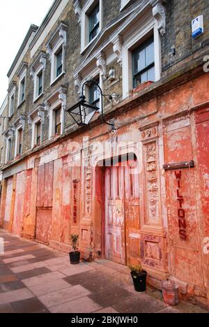 Restaurierung Wiltons Music Hall 1 Graces Alley, Whitechapel, London von Jacob Maggs Stockfoto