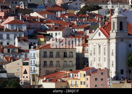 Santo Estevao Kirche, Alfama Bezirk, Lissabon, Portugal, Europa Stockfoto