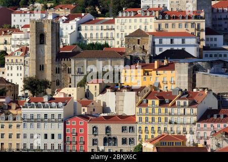 Se Kathedrale, Alfama, Lissabon, Portugal, Europa Stockfoto