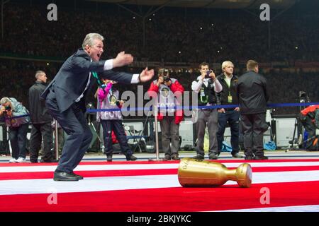 Jupp HEYNCKES feiert am 9. Mai 2020 seinen 75. Geburtstag. Archivfoto: Jupp HEYNCKES, Coach, Bayern. Fußball, DFB Pokal, Finale, Saison 2012/2013, FC Bayern München (MÅ nchen) - VfB Stuttgart, am 01.06.2013 in Berlin/OLYMPIASTADION/Deutschland. Â Verwendung weltweit Stockfoto