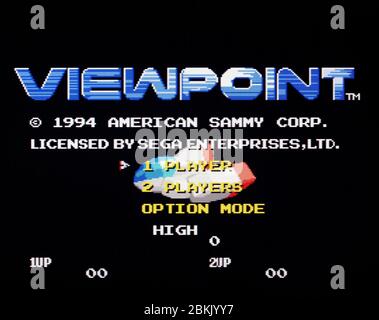 ViewPoint - Sega Genesis Mega Drive - nur zur redaktionellen Verwendung Stockfoto