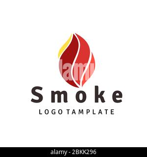 Design inspiriert von Fire Flame Logo Stock Vektor