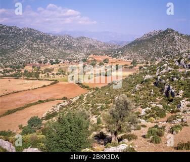 Landschaft in der Nähe von Ucagiz, Provinz Antalya, Republik Türkei Stockfoto