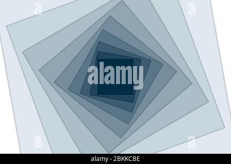 Abstrakt blau Spirale Papier Stil Hintergrund Vektor Stock Vektor