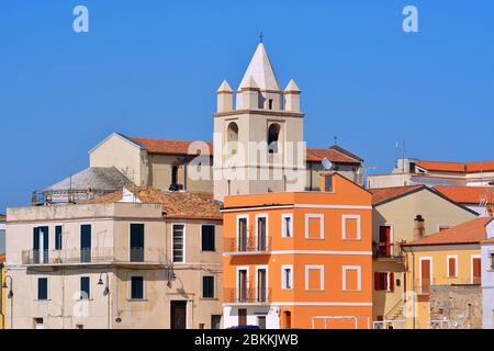 Termoli Molise/Italien das alte Fischerdorf Stockfoto