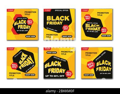 Set von modernen Flash-Sale Banner. Sonderangebot Für Große Angebote - Vorlage Promotion. Verlaufsdarstellung im farbigen Stil. - Vektor Stock Vektor