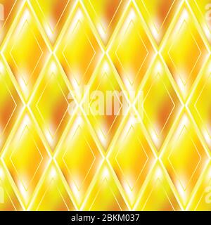 Goldfarbenes, glasübergangsloses Muster. Stock Vektor