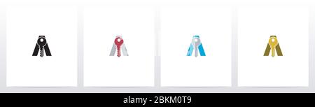 Schlüssel zum Logo-Design A Stock Vektor