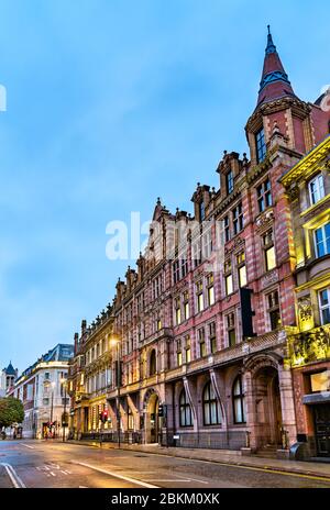 Architektur von Leeds in England Stockfoto