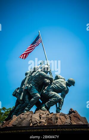 USMC Memorial, Arlington Stockfoto
