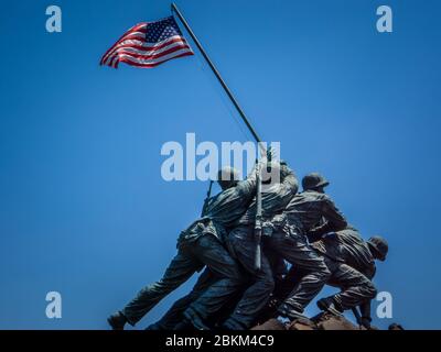 USMC Memorial, Arlington Stockfoto